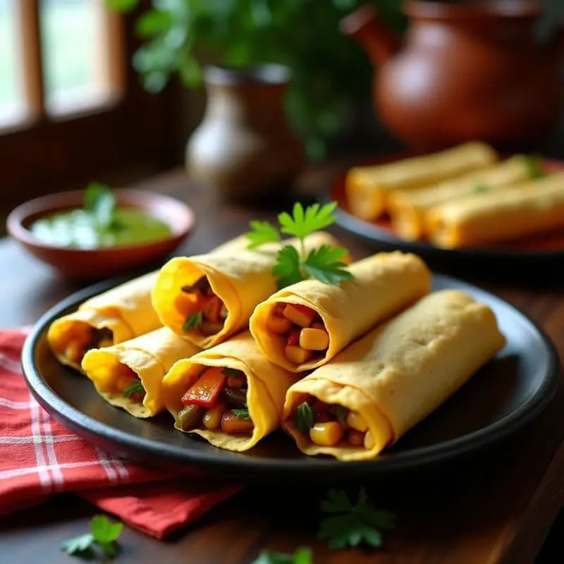 Tamales de Rajas con Queso Vegano: Receta Mexicana en Olla Express con Masa de Maíz