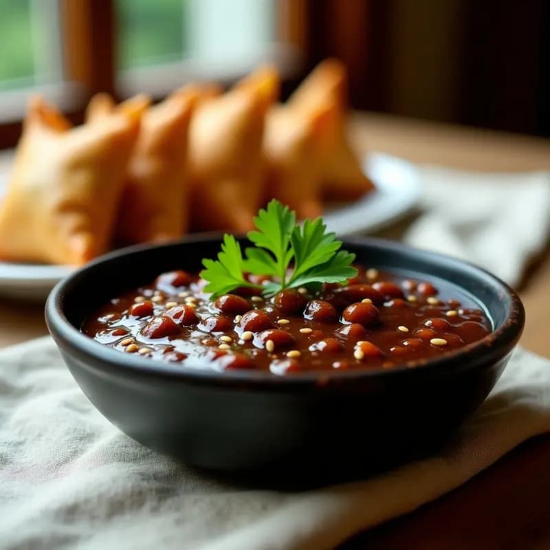Tamarind Chutney con Dátiles y Jengibre: Receta India Vegana para Acompañar Samosas o Pakoras