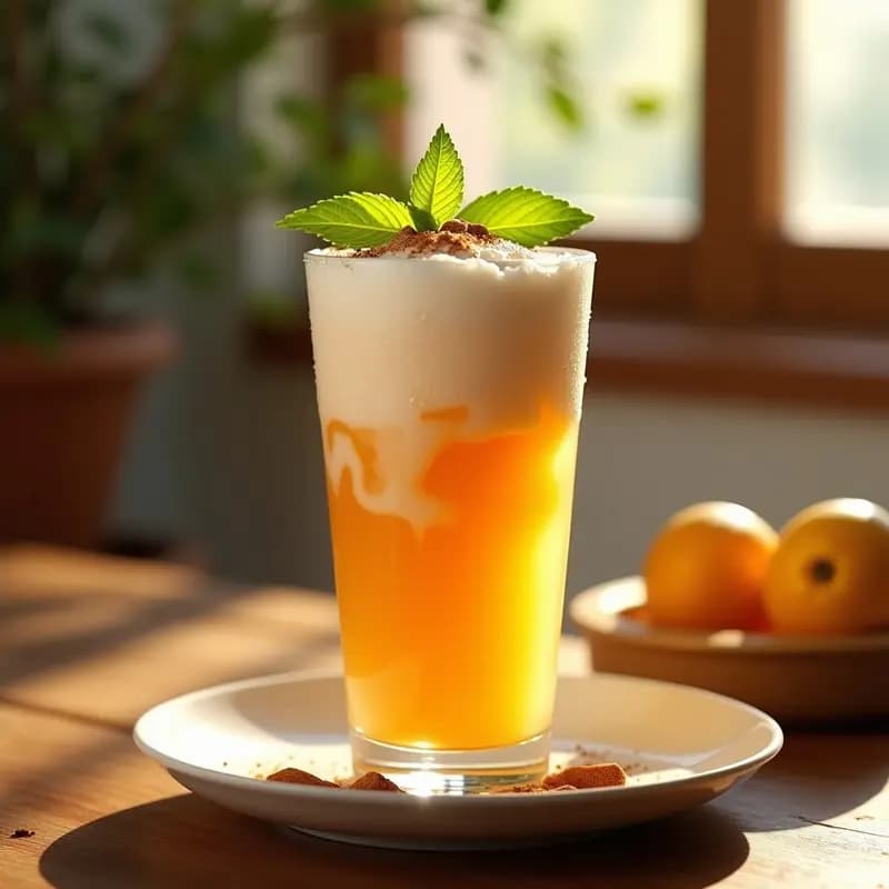 Tamarindo Frappé: Bebida Griega Helada con Yogur y Miel para el Verano