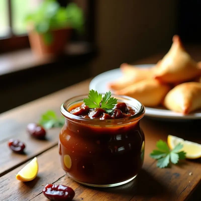 Tamarindus Chutney con Dátiles y Jengibre: Salsa India Sin Azúcar para Acompañar