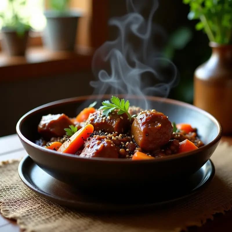 Tandir de Cordero con Especias Uzbekas: Receta en Olla Slow Cooker