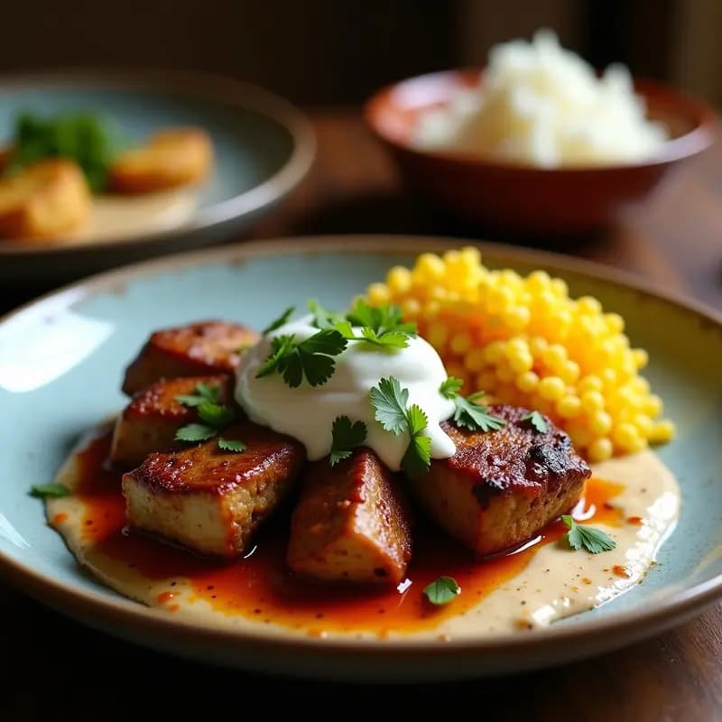 Tandoori de Cordero con Yogur de Coco y Especias Kashmir: Receta India en Horno con Toque Cremoso