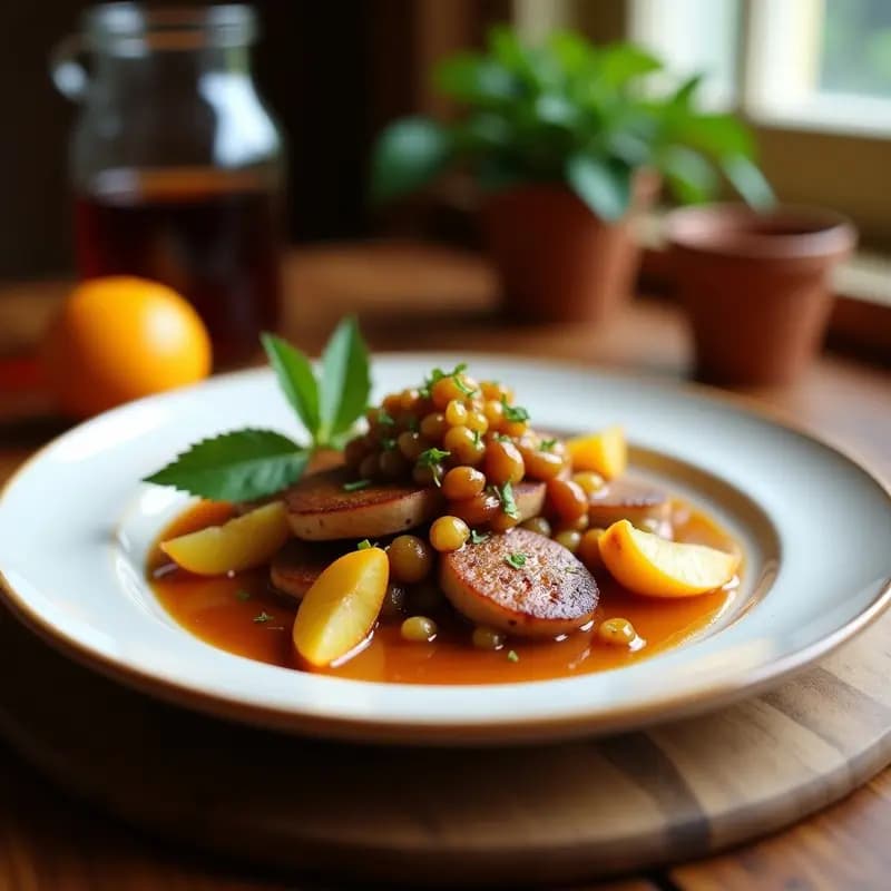 Tapa de Morcilla con Cebolla Caramelizada y Manzana: Receta vasca dulce-salada