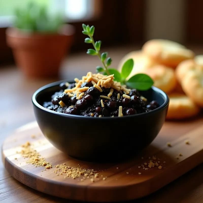 Tapenade de Aceitunas Negras con Trufa: Receta en Airfryer en 10 Minutos