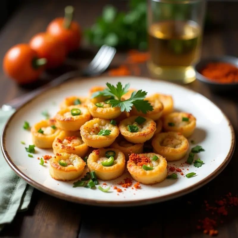 Tapitas Gallegas con Bacalao y Pimientos: Tapa de Bar con Toque Gallego