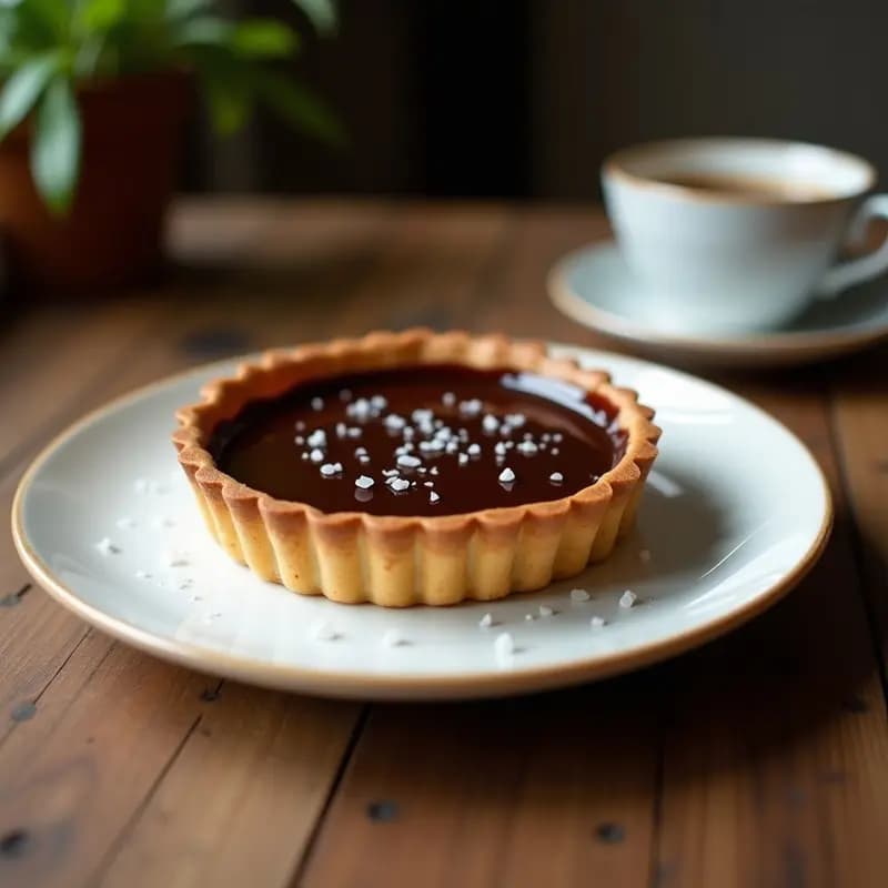 Tarrina de Chocolate y Aceite de Oliva con Sal Marina: Postre Español Sin Lactosa y Vegano