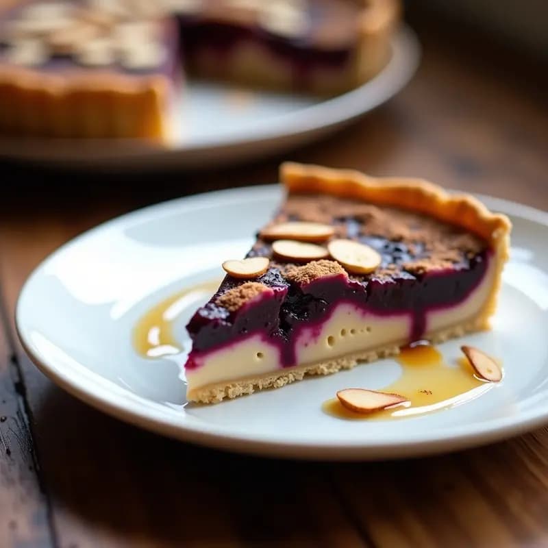 Tarta de Avena y Compota de Ciruela Umê: Postre Japonés Sin Gluten y Bajas Calorías