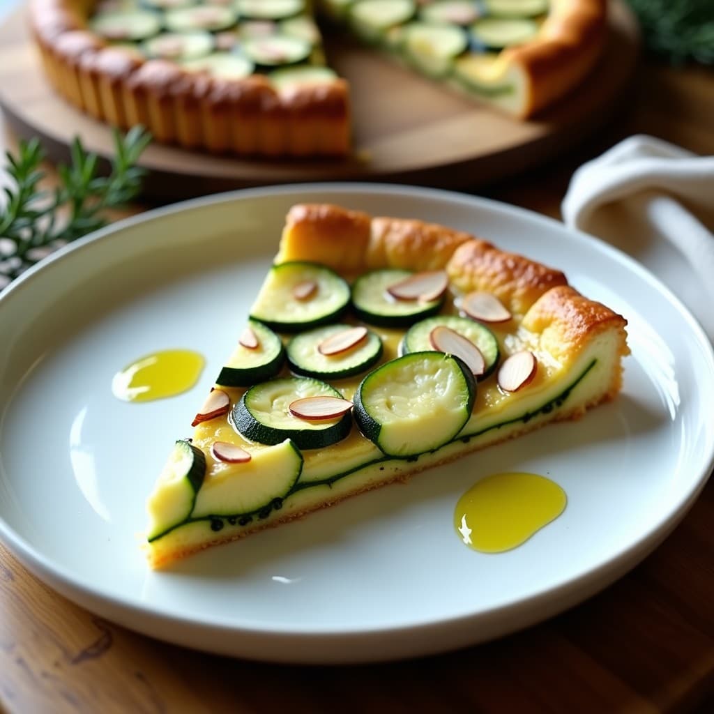 Tarta de Calabacín y Ricotta con Hierbas Provenzales: Receta en Horno Sin Masa
