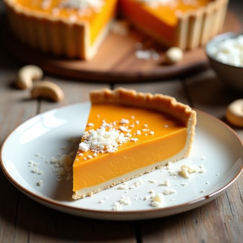 Tarta de Calabaza y Batata Vegana: Receta Sin Horno y Sin Gluten en 30 Minutos