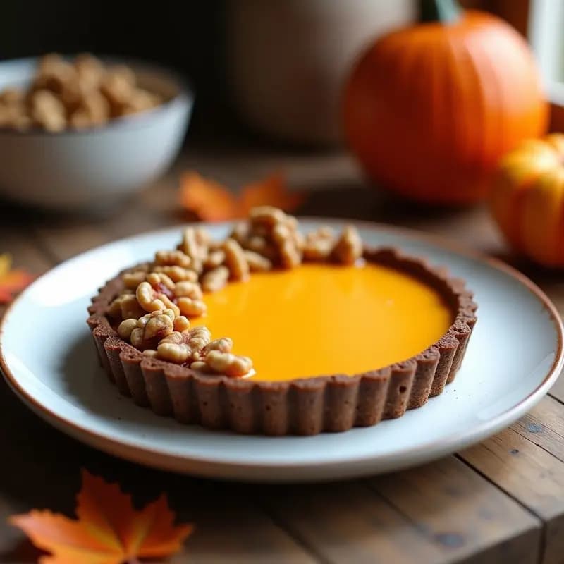 Tarta de Calabaza y Espelta: Receta Sin Horno con Solo 5 Ingredientes