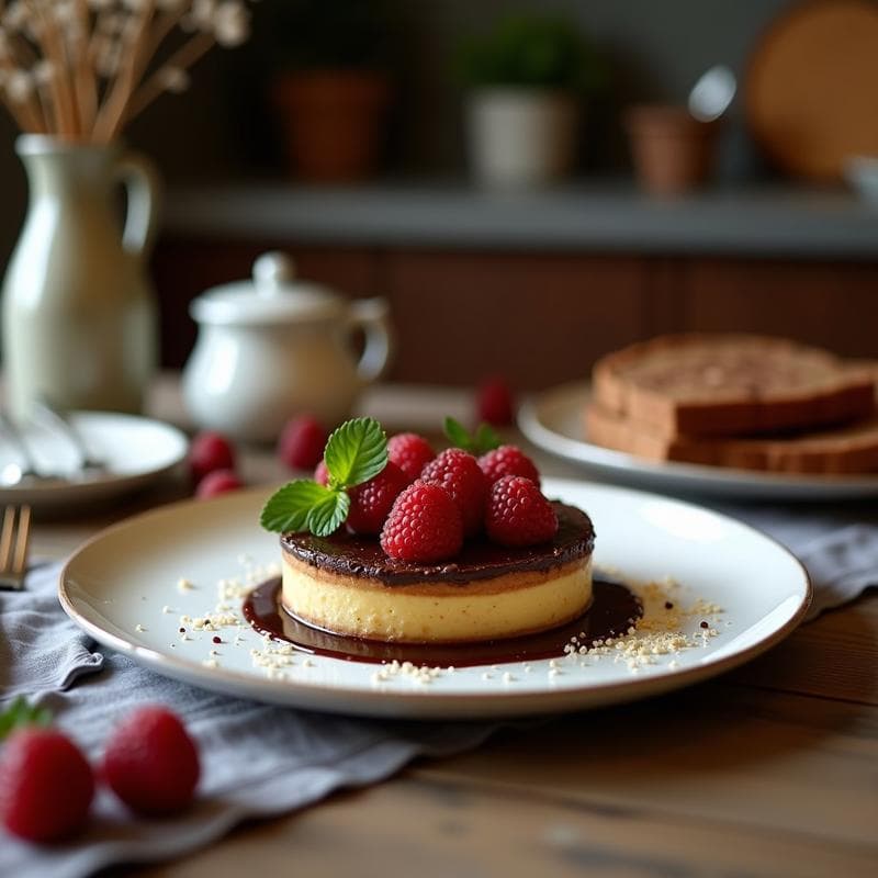 Tarta de Castaña y Chocolate Negro: Receta Sin Horno en 20 Minutos con Toque Gourmet