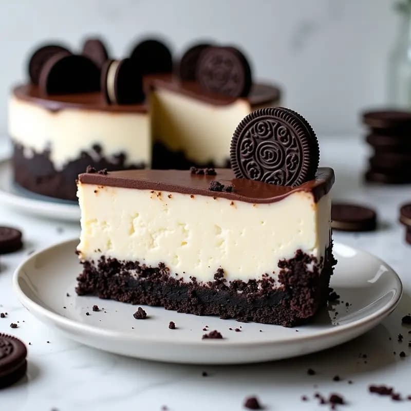 Cheesecake de Oreo Sin Horno: Receta Viral en 10 Minutos con Truco Infalible