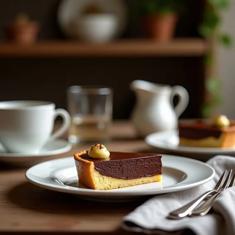 Tarta de Chocolate y Aceite de Oliva con Base de Galleta María: Postre Español Traditional Revolution