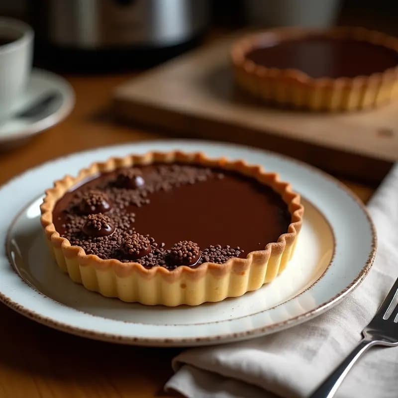 Tarta de Chocolate y Avellana sin Horno: Receta Fácil y Sin Gluten en 15 Minutos