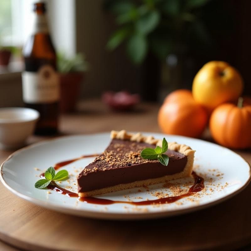 Tarta de Chocolate y Avellanas con Base de Dátiles: Postre Sin Azúcar y Sin Horno
