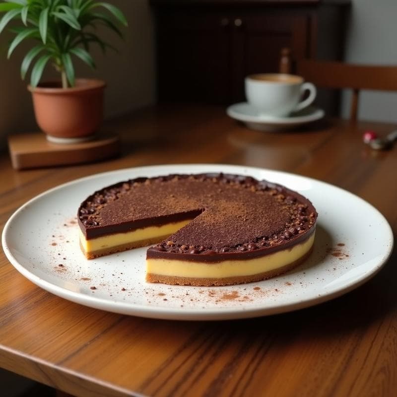 Tarta de Chocolate y Avena: Receta Sin Horno y Alta en Fibra en 15 Minutos