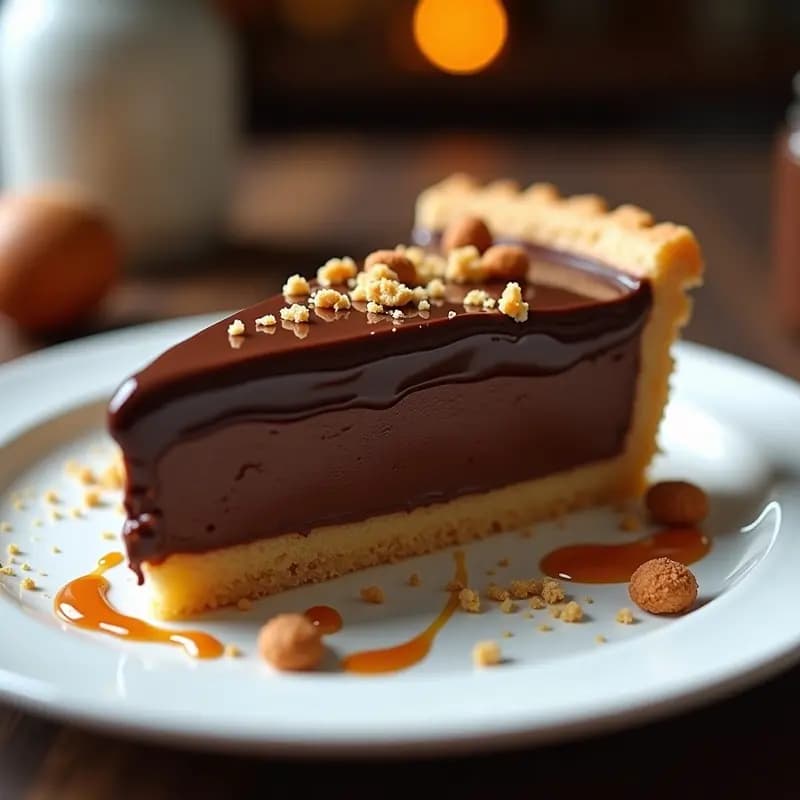 Tarta de Chocolate con Base de Churros y Crema de Avellanas: El Postre que Desafía la Gravedad