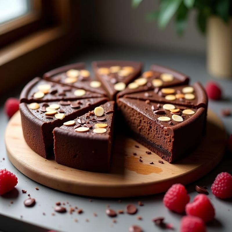 Tarta de Chocolates y Garbanzos: Postre Sin Gluten y Sin Azúcar con Truco de Chef