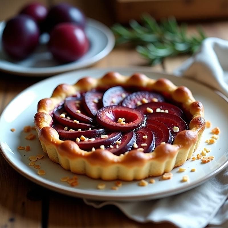 Tarta de Ciruelas Claudia en Thermomix: Receta Sin Horno y Ultraesponjosa