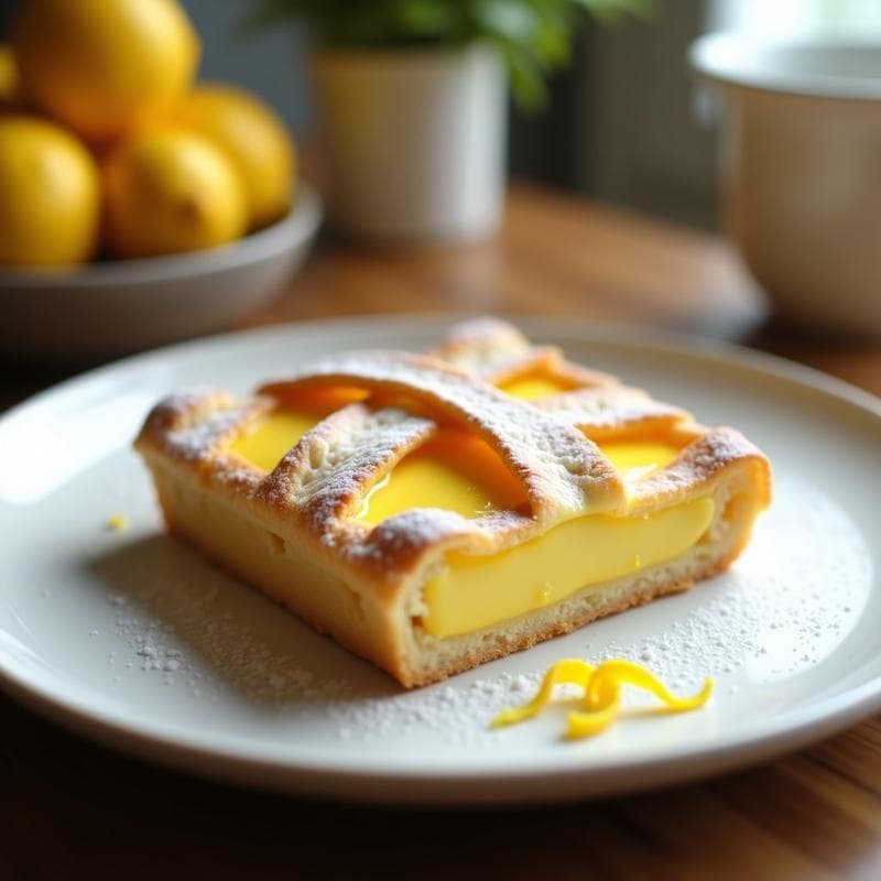 Tarta Cruzada de Crema de Limón: Receta en Thermomix con Toque Francés en 30 Minutos