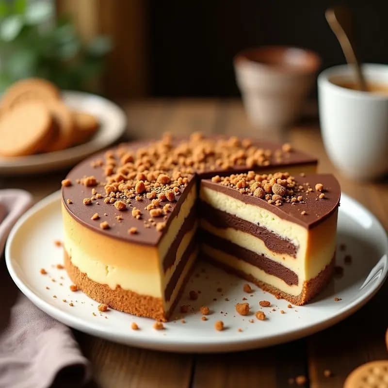 Tarta de Galletas María con Nutella y Levadura: Receta Viral en 10 Minutos Sin Horno