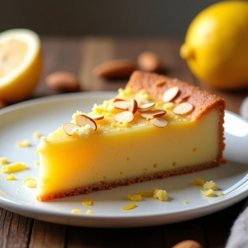 Tarta de Limón y Almendras: Postre Sin Gluten y Sin Lactosa en Thermomix