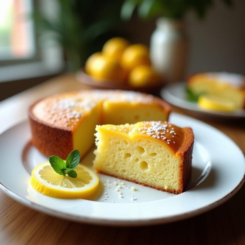 Tarta de Limón y Semillas de Amapola: Postre Sin Gluten con Base de Harina de Arroz