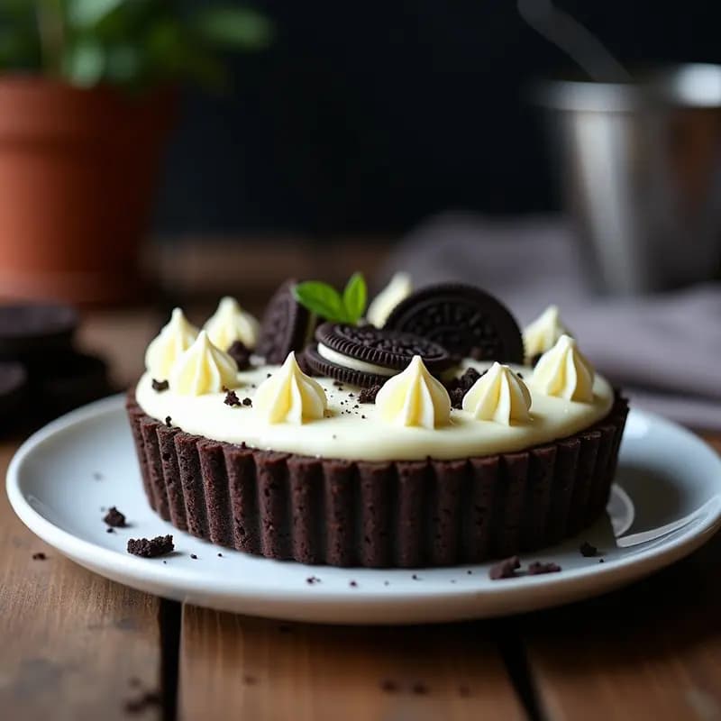 Tarta de Oreo Sin Horno con Chocolate Blanco: Postre Viral en 10 Minutos