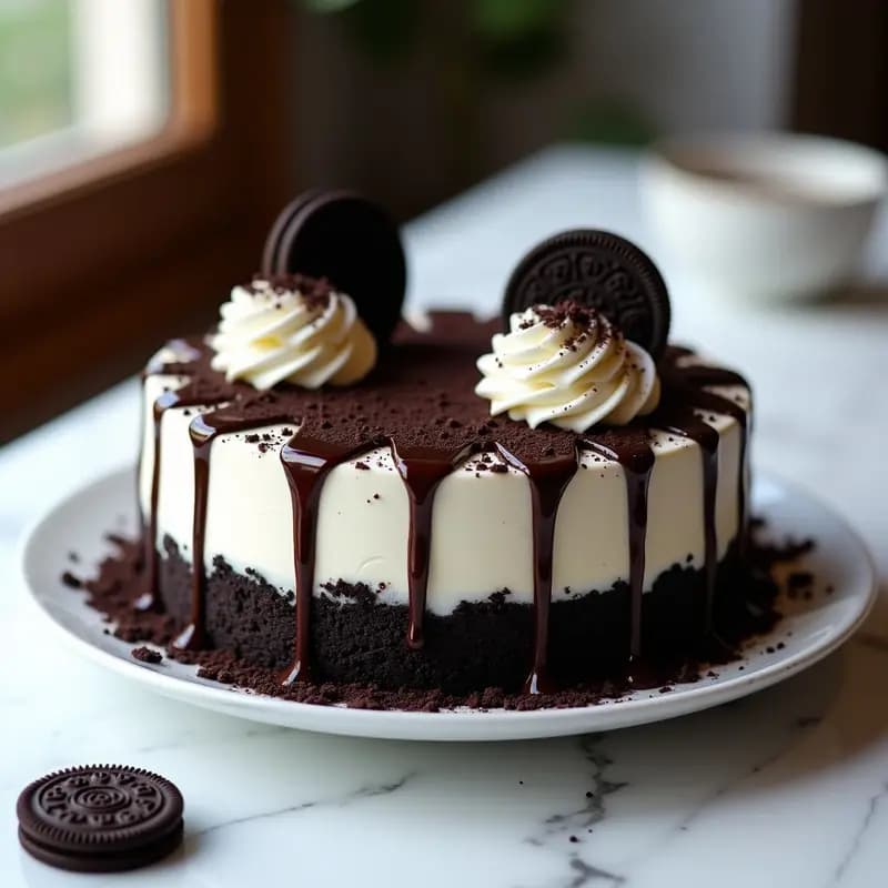 Tarta Oreo con Helado de Vainilla: Receta Sin Horno en 10 Minutos que Derrite a Todos