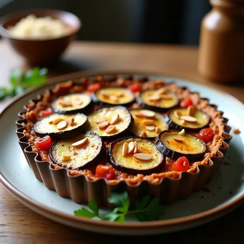 Tarta del Pastor Vegana con Berenjena Ahumada: Receta Sin Horno en 30 Minutos