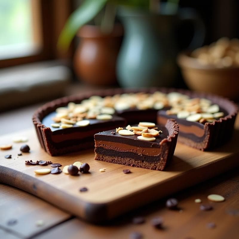Tarta de Sacha Inchi y Chocolate Negro: Receta Sin Horno Alta en Omega-3