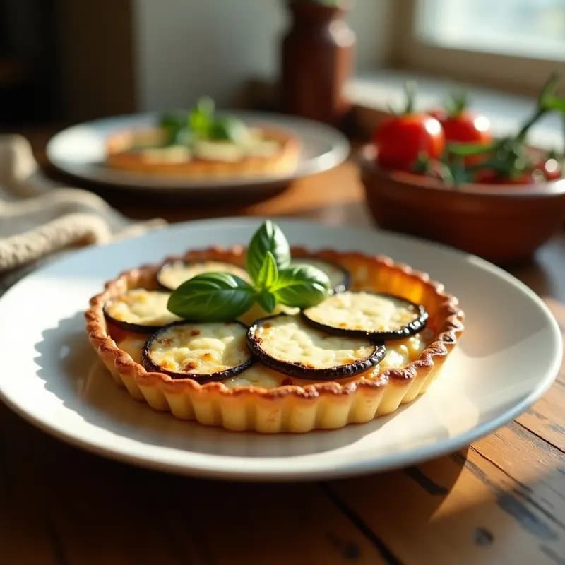 Tarta Salada de Berenjena y Parmesano en Airfryer: Receta Rápida y Sin Aceite