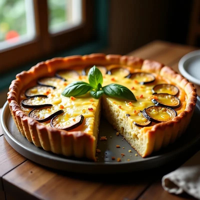 Tarta Salada de Berenjena y Parmesano: Receta al Horno Sin Masa y Ultracremosa