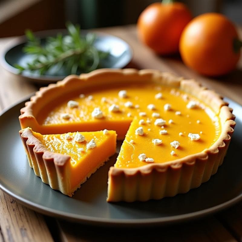 Tarta Salada de Calabaza y Azafrán en Thermomix: Receta Sin Gluten y Ultracremosa en 30 Minutos