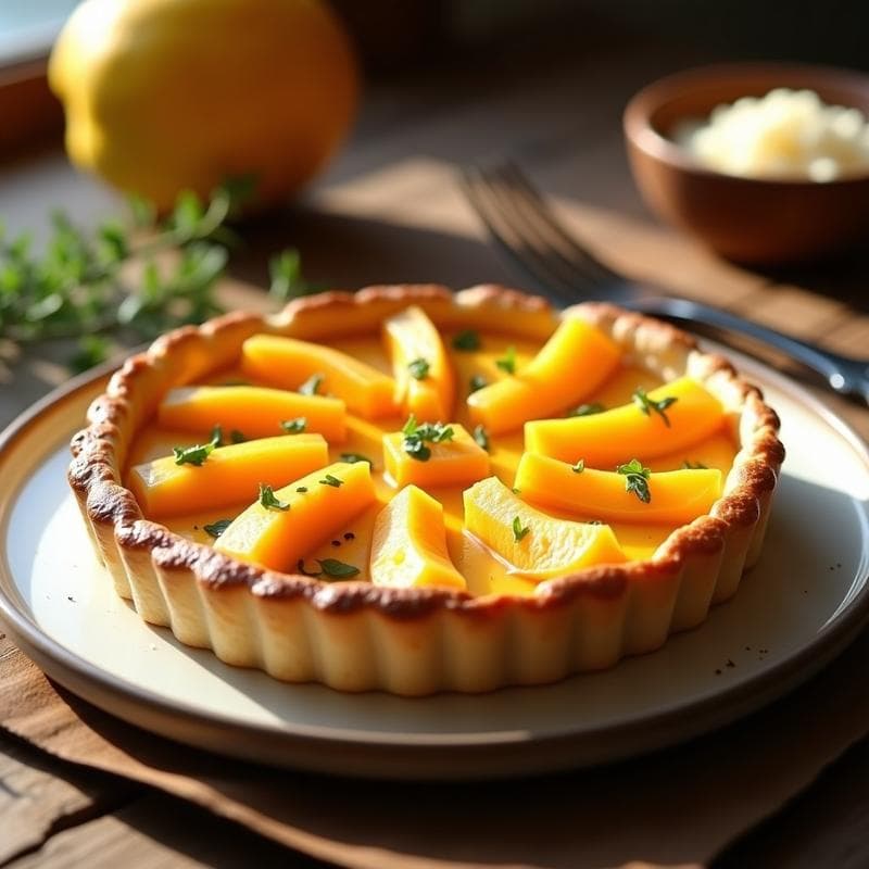 Tarta Salada de Calabaza y Cúrcuma en Airfryer: Receta Sin Horno y Ultracremosa