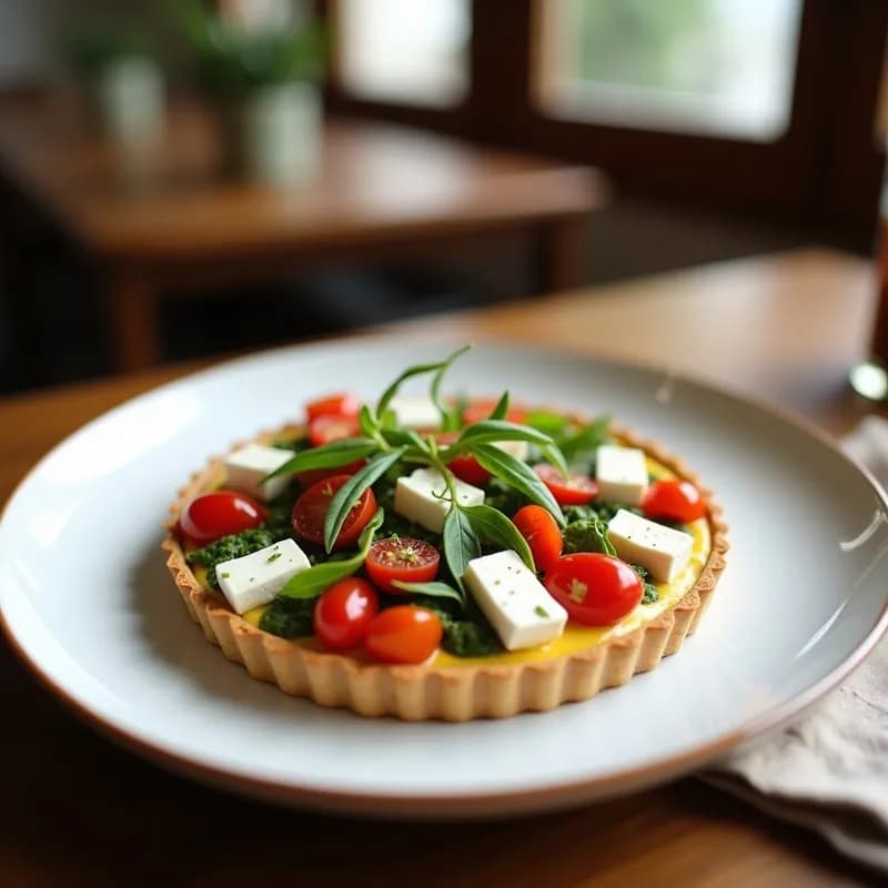 Tarta Salada de Espinacas y Feta: Receta en Hojaldre Crujiente y Rápida