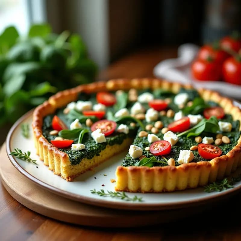 Tarta Salada de Espinacas y Quinoa: Receta Fácil en Horno con Base Sin Harina
