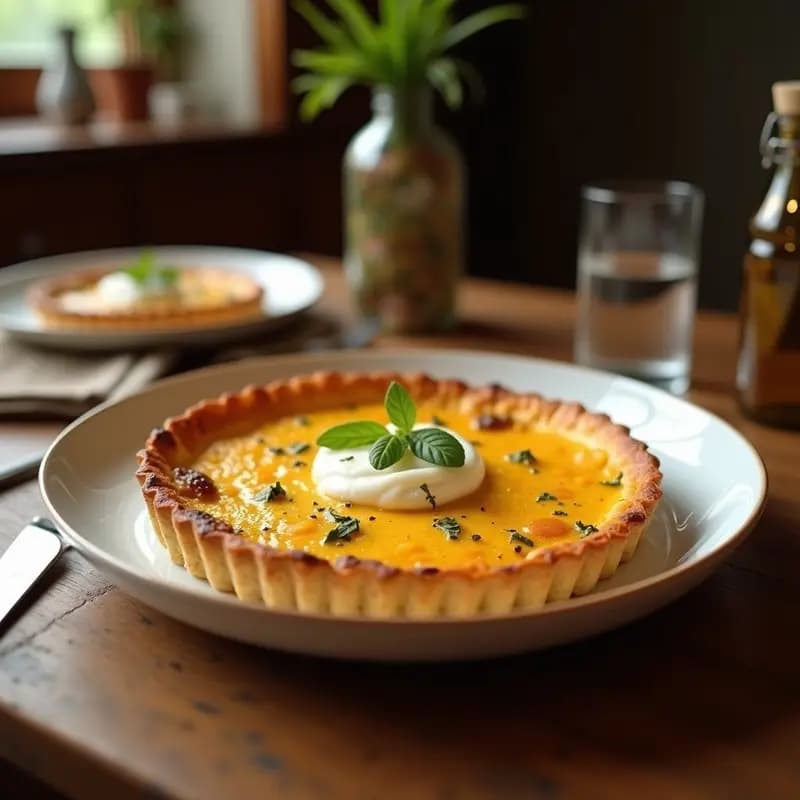Tarta Salada de Zucchini y Parmesano: Receta Keto en 30 Minutos sin Horno