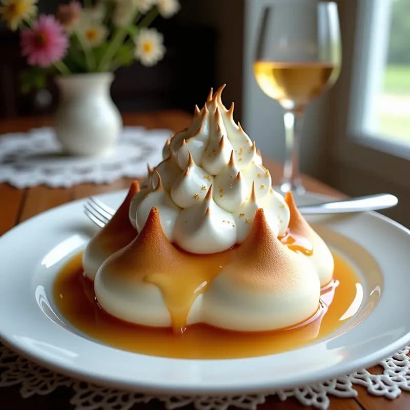 Tarta Salzburger Nockerl: Postre Austriaco de Merengue sin Harina