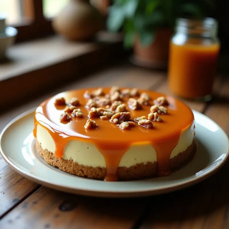 Tarta de Zacatecas con Caramelo de Piloncillo: Postre Mexicano Tradicional Sin Horno
