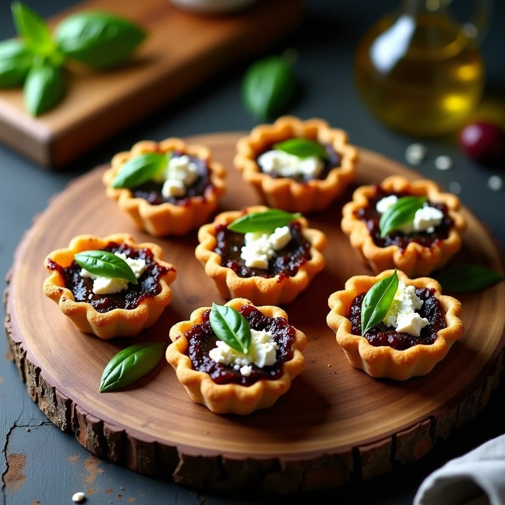 Tartaleta de Aceituna Kalamata y Tapena de Tomate Seco: Receta Griega Keto en 15 Minutos