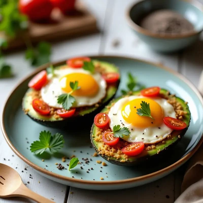 Tartaletas de Aguacate y Huevo Crujiente: Receta Rápida y Alta en Proteína para Desayunos Saludables
