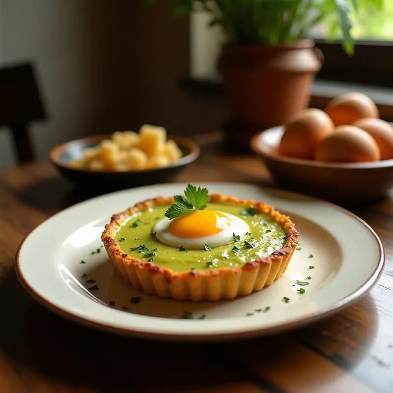 Tartaleta de Aguacate y Huevo: Receta Keto en Horno para Desayunos Saludables