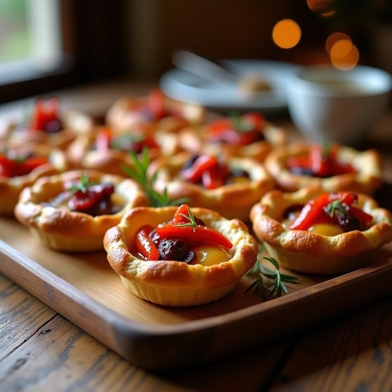 Tartaletas Ahumadas de Pimiento del Piquillo y Queso Idiazábal: Receta Gourmet en 20 Minutos