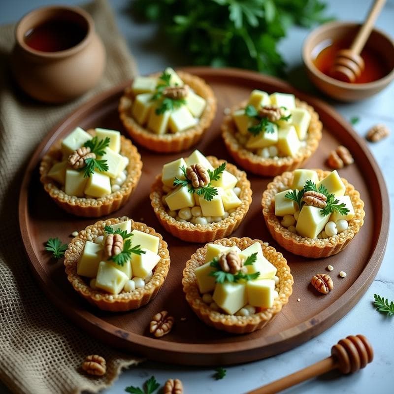 Tartaleta de Alcachofa y Queso de Cabra: Receta Greenwich Sin Horno con Base de Semillas