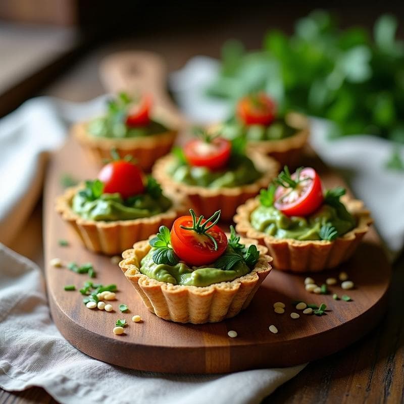 Tartaleta de Algas Spirulina y Queso de Castaña: Receta Vegana Sin Horno con Base Crujiente