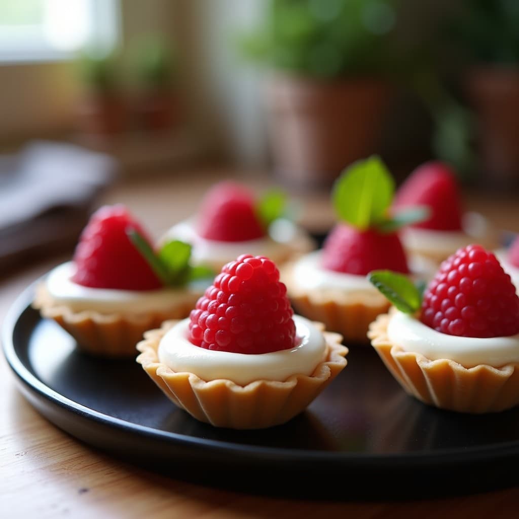 Tartaleta de Algodón de Azúcar y Frambuesas Liofilizadas: Postre Vegano Sin Gluten en 10 Minutos