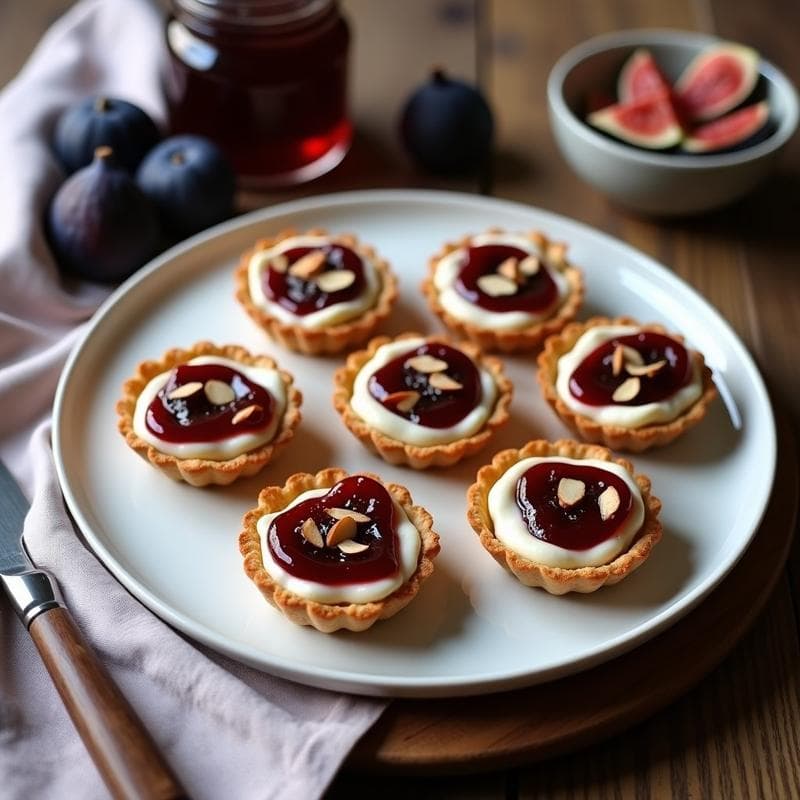 Tartaleta de Almendra y Requesón con Mermelada de Higos: Desayuno Keto Sin Horno