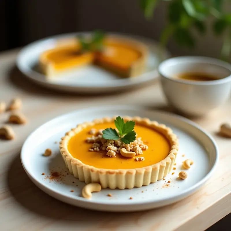 Tartaleta de Almidón de Tapioca y Curry de Calabaza: Receta Vegana Sin Horno en Thermomix