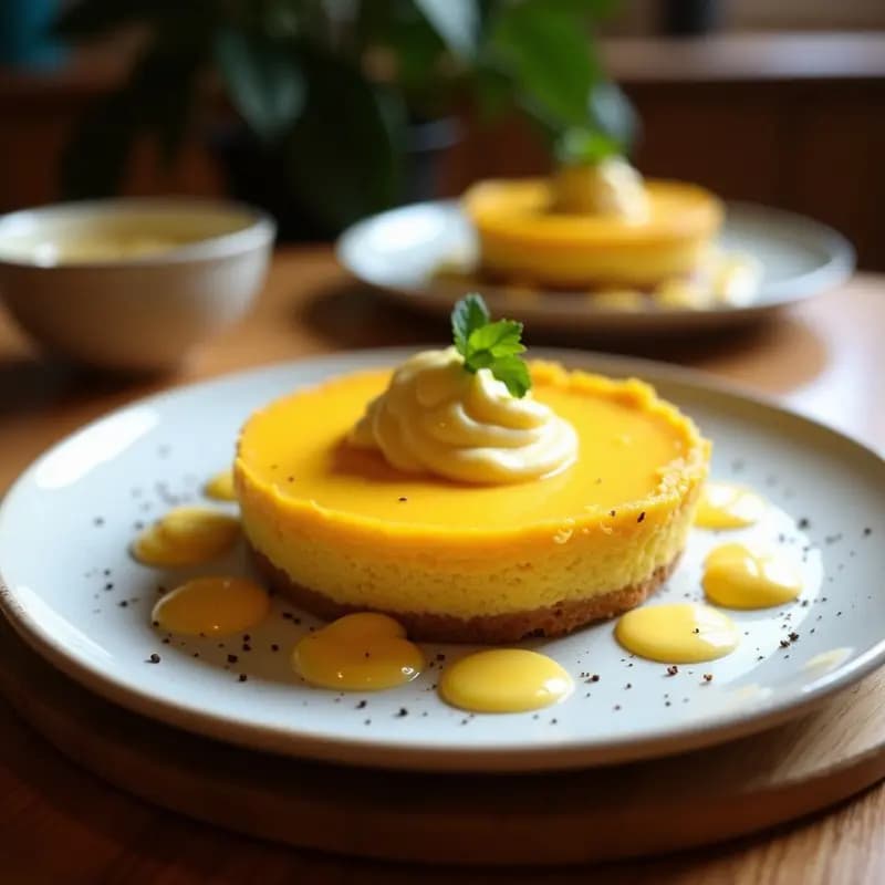 Tartaleta de Base de Semillas de Amaranto con Crema de Aguacate y Maracuyá: Postre Mexicano Vegano